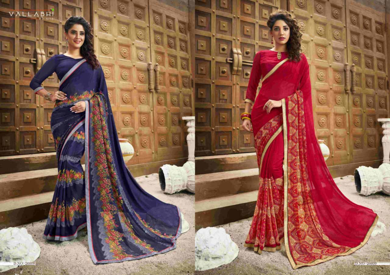 Madhubala Vol-2 Floral Georgette Sarees Set Madhubala Vol-2 Floral Georgette Sarees Set